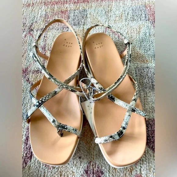 a new day Shoes - NWT A new day• snake print sandal